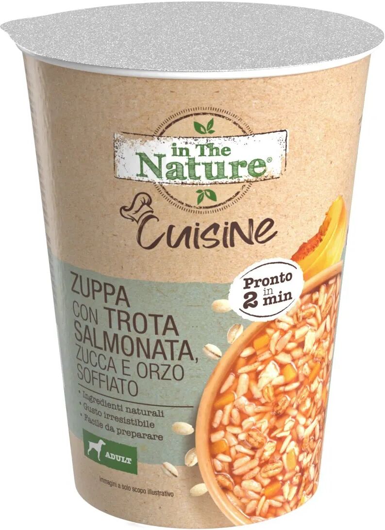 in the nature dog vaschette cuisine 50g riso e trota salmonata