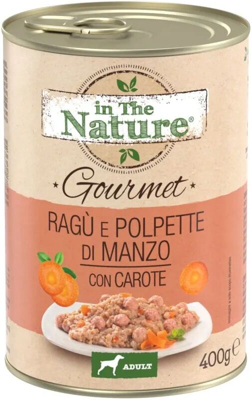 in the nature gourmet dog lattina 400g manzo con carote