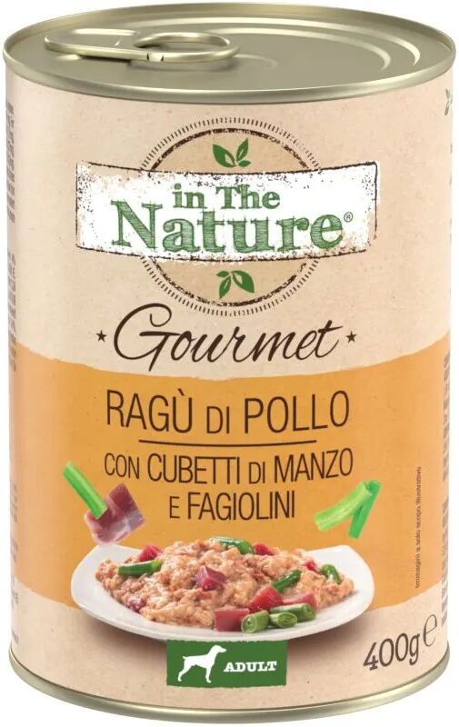 in the nature gourmet dog lattina 400g pollo con manzo e fagiolini