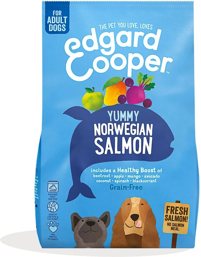 edgard cooper edgard & cooper dog adult al salmone 7kg