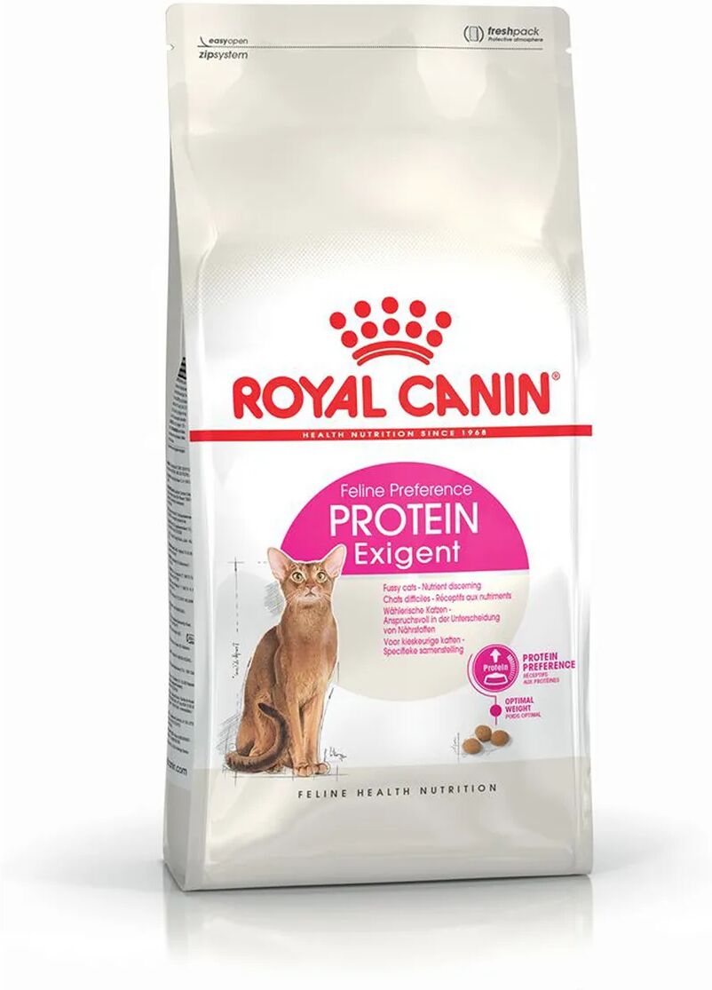 royal canin cat exigent protein alimento completo per gatti adulti molto esigenti di oltre 1 anno di età 400g