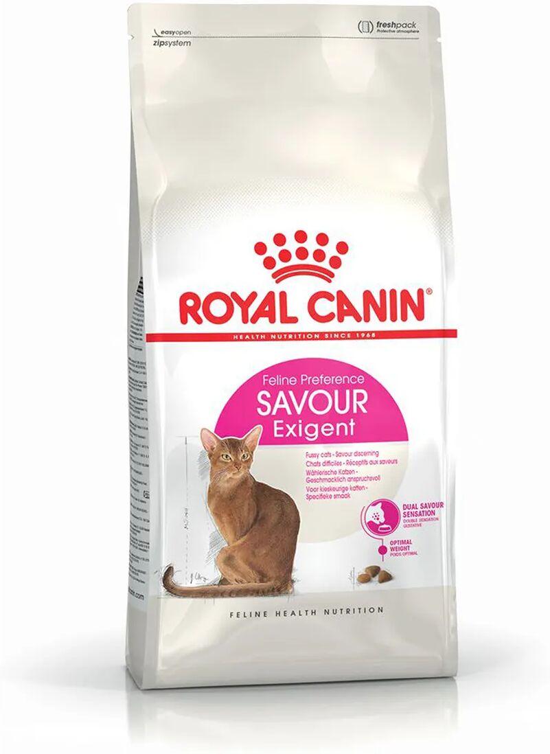 royal canin cat exigent savour alimento completo secco per gatti adulti molto esigenti di oltre 1 anno di età. 4kg