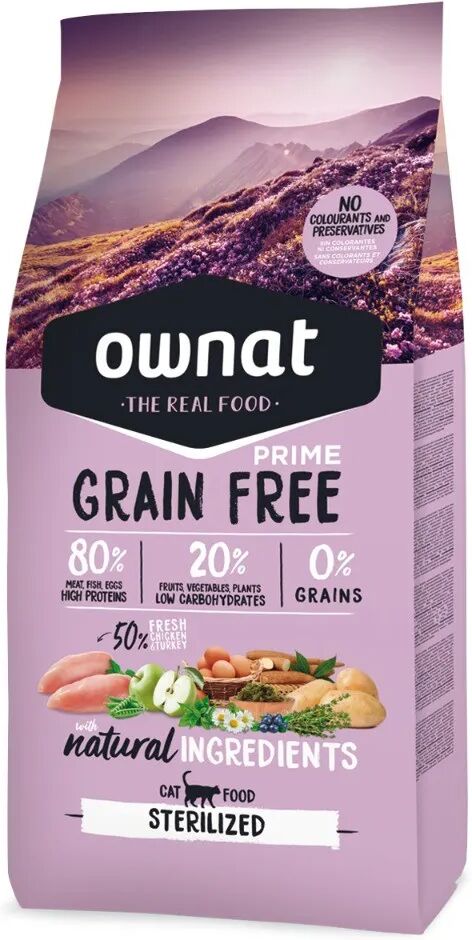 ownat cat prime grain free sterilized 1kg