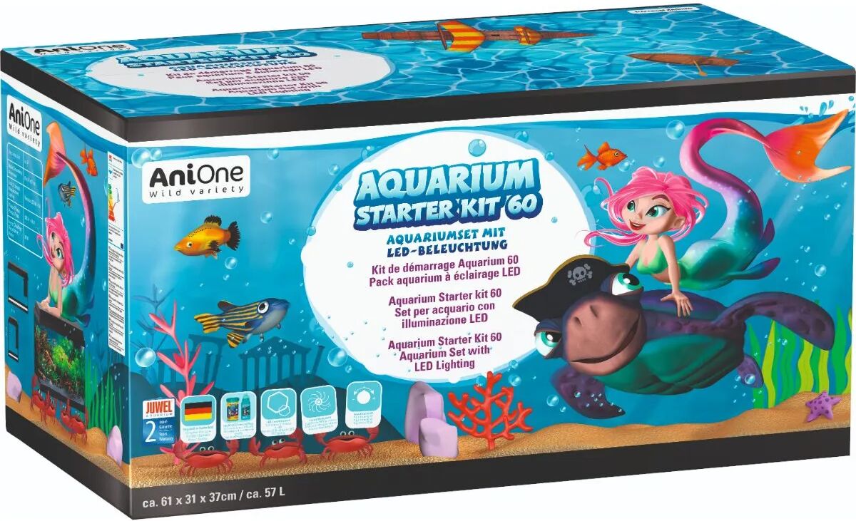 anione kit acquario starter kids 60l