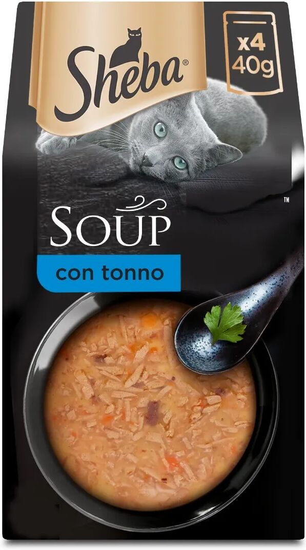 sheba soup cat busta multipack 4x40g tonno