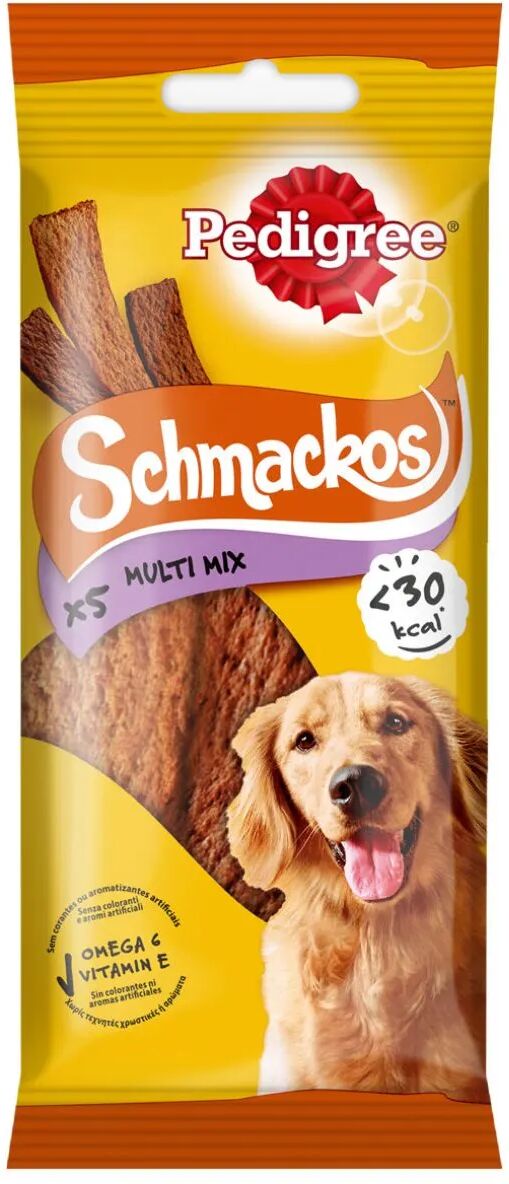 pedigree snack cane schmackos multi mix 5 strisce 36g