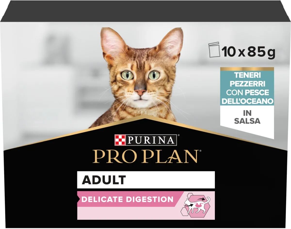 purina pro plan delicate digestion cat busta multipack 10x85g pesce oceano