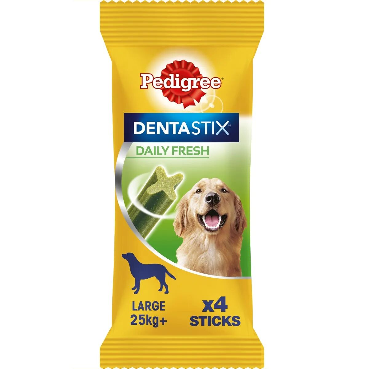 pedigree dentastix fresh snack per igiene orale cane large