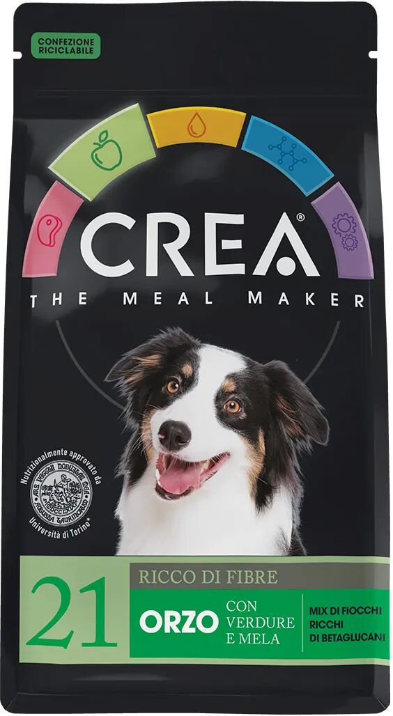 crea dog mix orzo con verdure e mela 600g