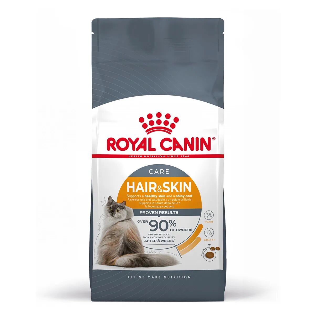 royal canin hair & skin care alimento completo per gatti adulti 400g