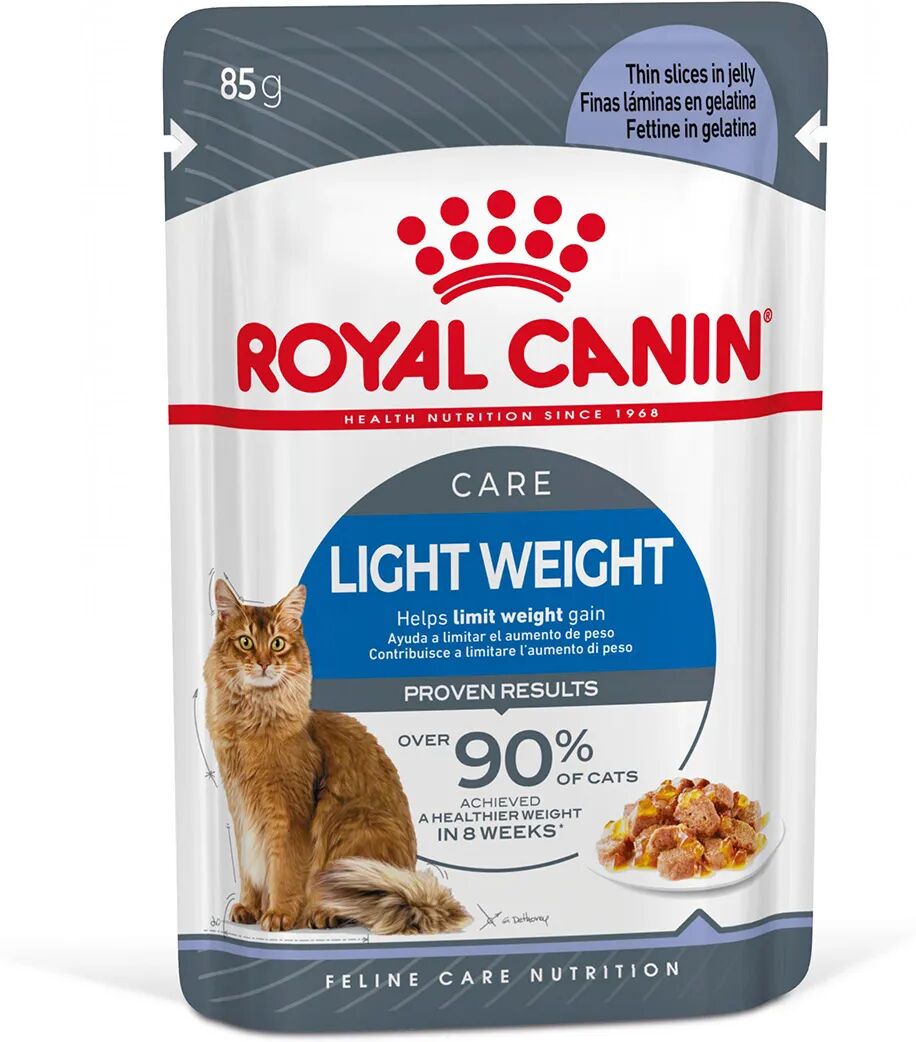 royal canin cat care light weight in gelatina busta multipack 48x85g carni e derivati