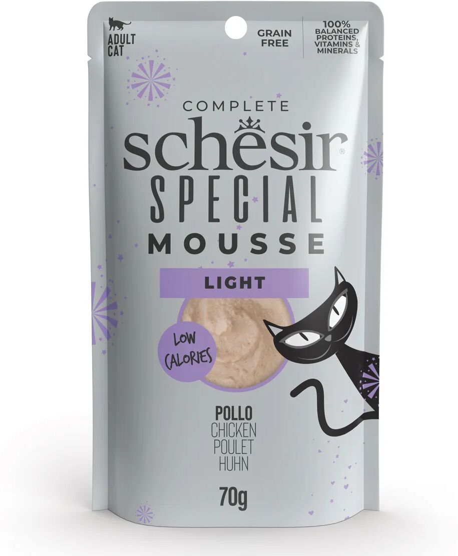 schesir special light busta multipack 12x70g pollo