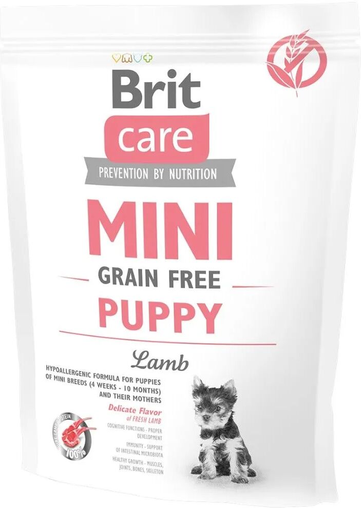 brit care mini grain free puppy agnello 400g