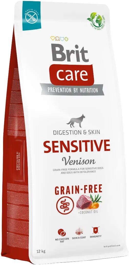 brit care dog grain free digestion&skin cervo 12kg