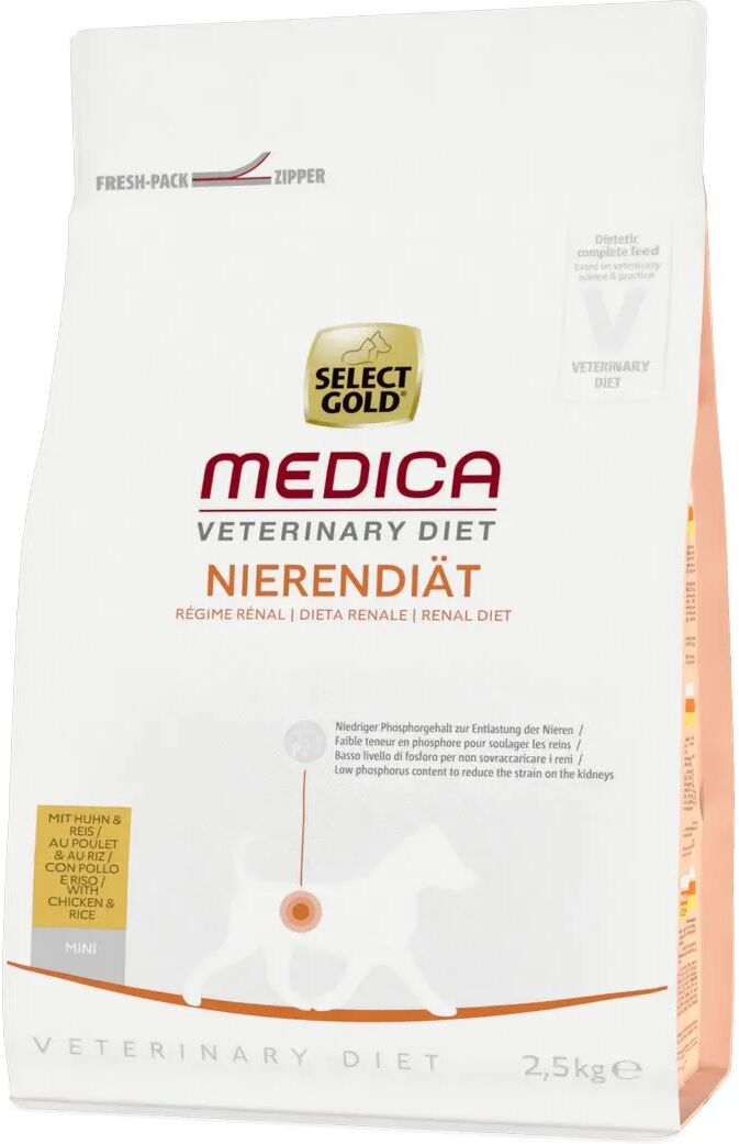 select gold medica dog renal mini pollo e riso 2.5kg