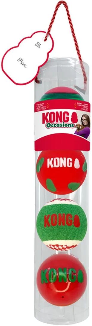 kong dog palline di natale occasions medium