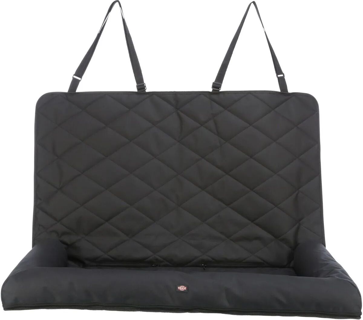 trixie cuscino auto per cane nero 95x10x50cm