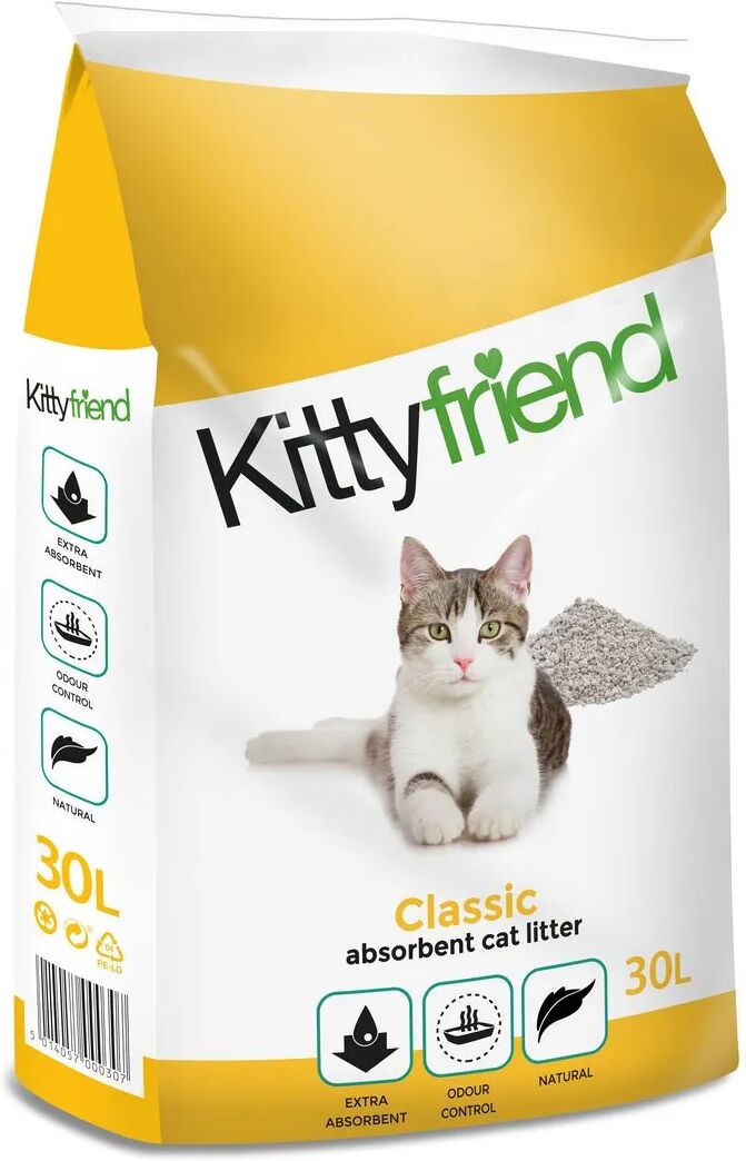 kitty friend kittyfriend lettiera per gatto classic 30l