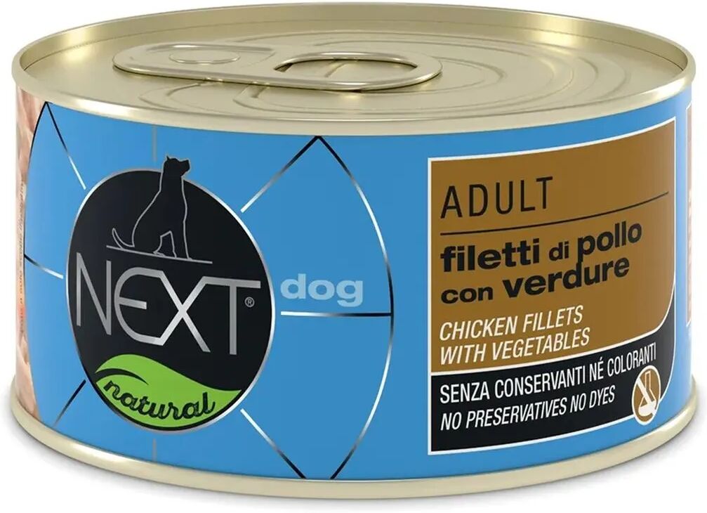 next natural dog lattina multipack 24x170g pollo con verdure