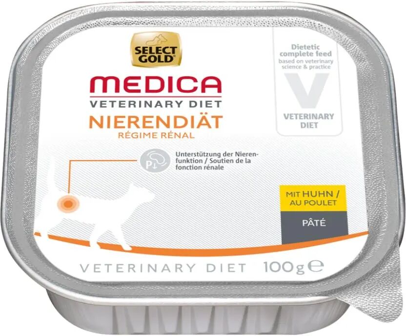 select gold medica cat renal vaschetta 100g pollo