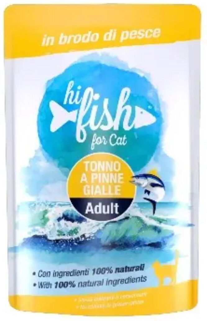 hi fish cat busta multipack 30x70g tonno a pinne gialle