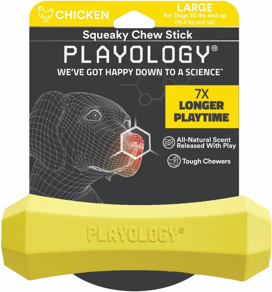 playology cane gioco squeak aroma pollo l