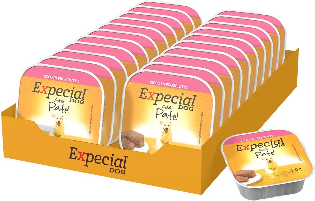 expecial dog vaschetta multipack 22x150g prosciutto