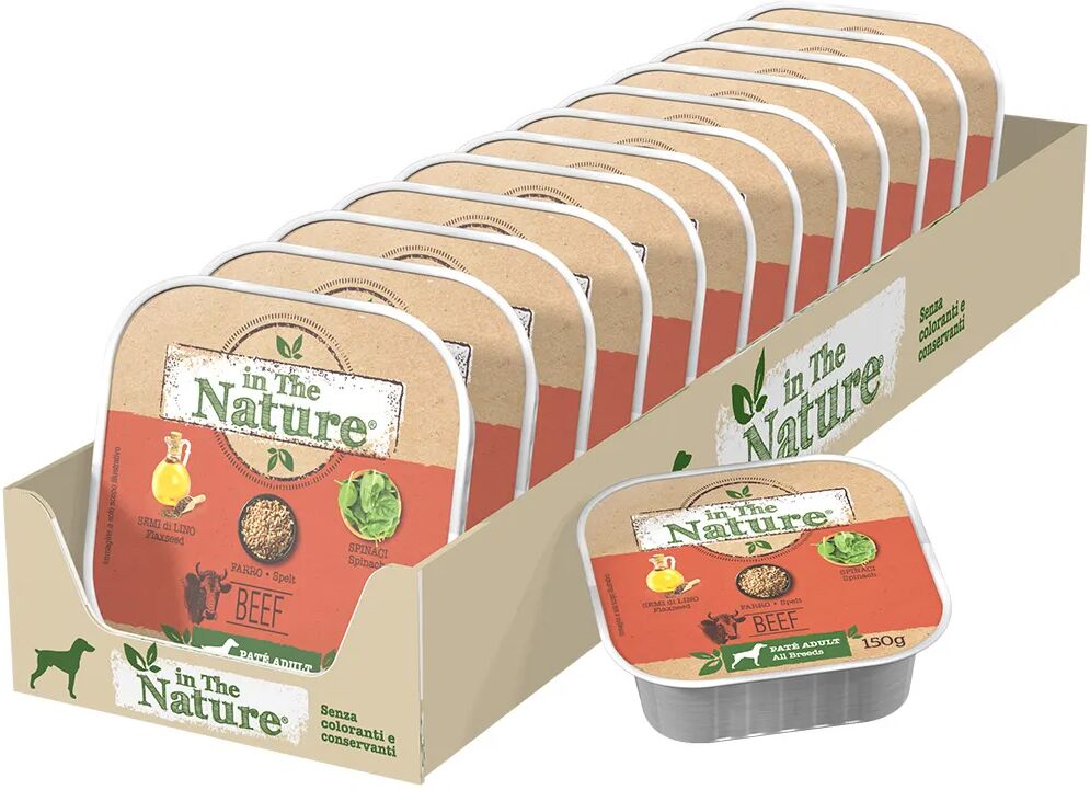 in the nature dog vaschetta multipack 11x150g manzo