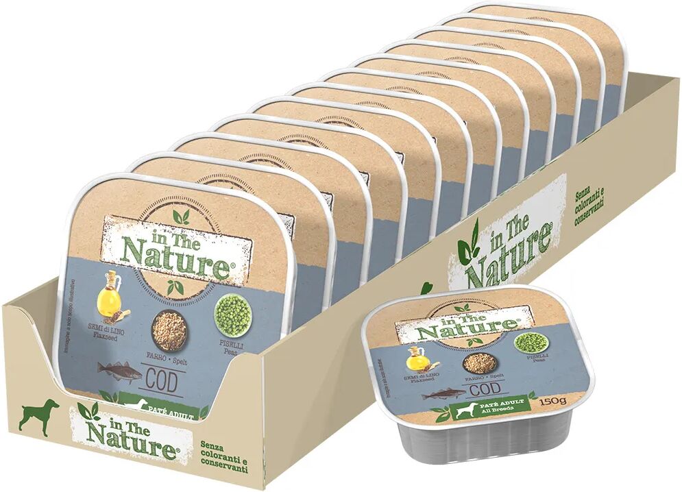 in the nature dog vaschetta multipack 11x150g merluzzo