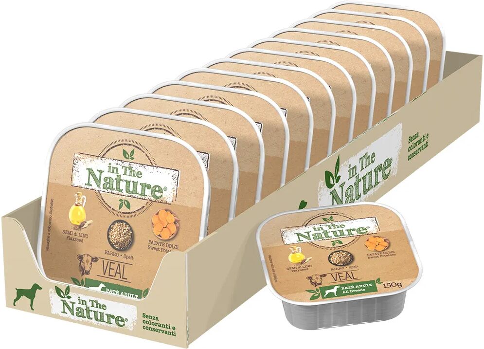 in the nature dog vaschetta multipack 11x150g vitello