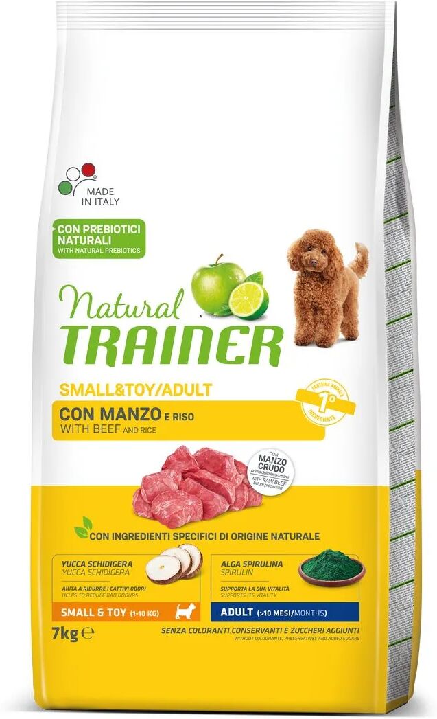 natural trainer adult small & toy con manzo 7kg