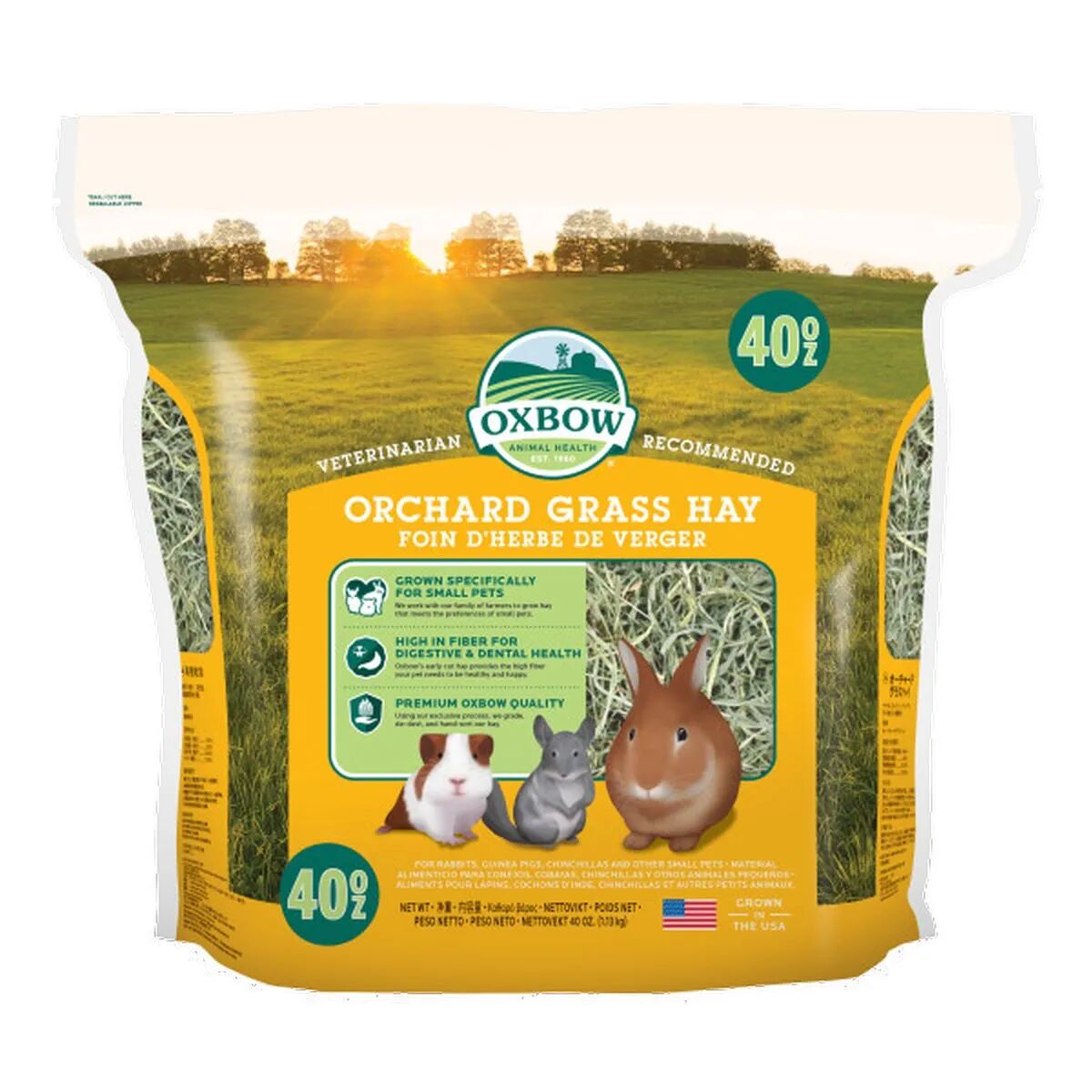 oxbow fieno orchard grass hay 1.13kg