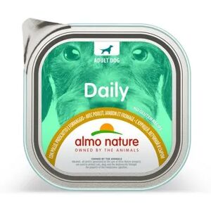 Almo Nature Daily Dog Vaschetta Multipack 9x300g Pollo E Prosciutto