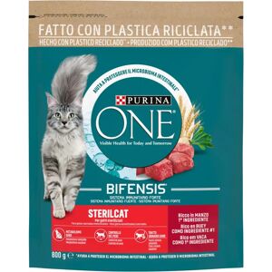 Purina One Gatto Sterilised Manzo E Frumento 800g