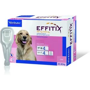 Virbac Effitix Antiparassitario Spot On Per Cani 4 Pipette 20-40kg