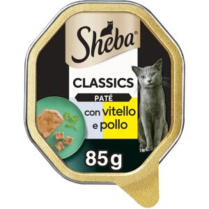 Sheba Classics Cat Vaschetta Multipack 22x85g Vitello E Pollo