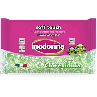INODORINA Guanto Monouso Soft Touch Clorexidina CLOREXIDINA