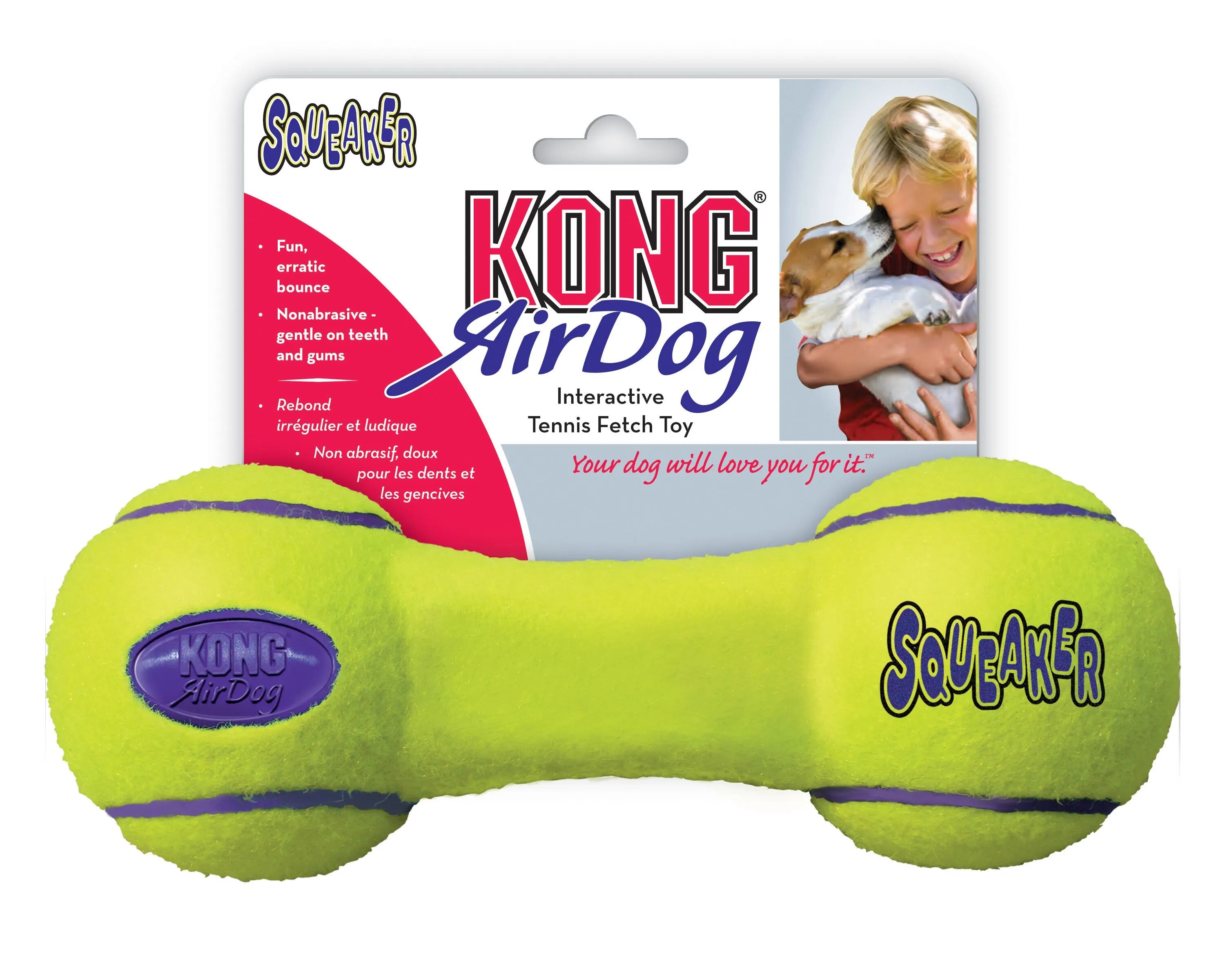 KONG Airdog Squeaker Dumbbell L