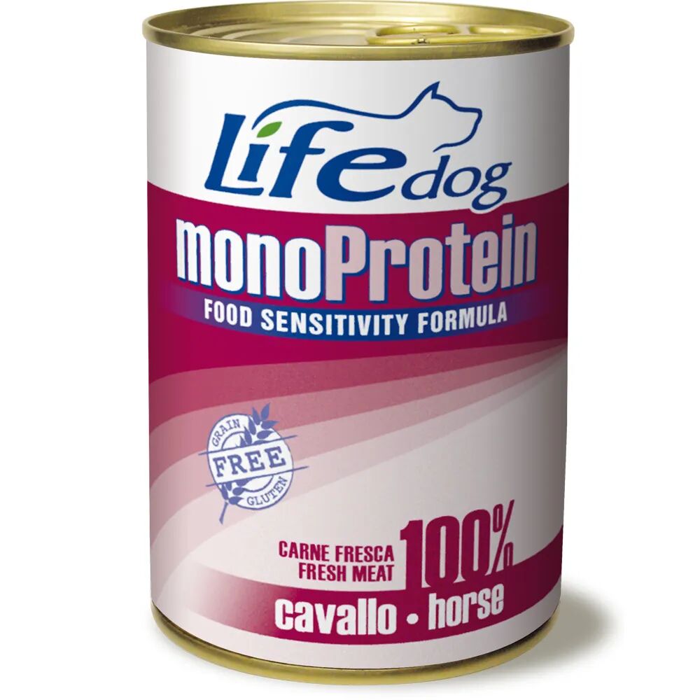 LIFE PET CARE Dog Monoprotein Lattina 400G CAVALLO