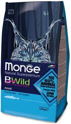 MONGE Bwild Low Grain con Acciughe Adult 1.5KG