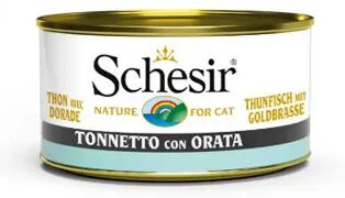 SCHESIR Nature Cat Lattina Multipack 24x85G TONNETTO CON ORATA