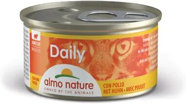 ALMO NATURE Daily Mousse Cat Lattina Multipack 24x85G POLLO