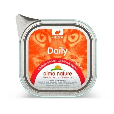 ALMO NATURE Daily Cat Vaschetta Multipack 32x100G MANZO