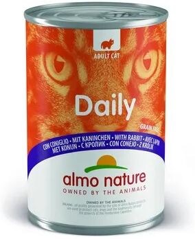 ALMO NATURE Daily Cat Lattina 400G CONIGLIO