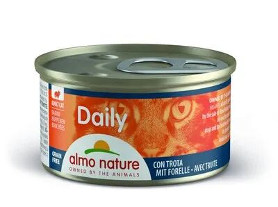 ALMO NATURE Daily Dadini Cat Lattina Multipack 24x85G TROTA