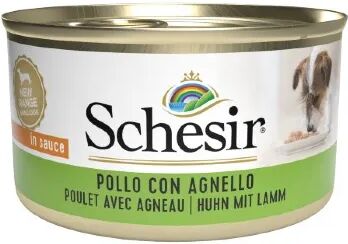 SCHESIR Dog Lattina Multipack 24x85G POLLO E AGNELLO