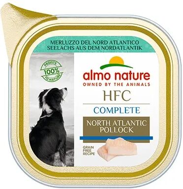 ALMO NATURE HFC Complete Dog Vaschetta Multipack 17x85G MERLUZZO DEL NORD ATLANTICO