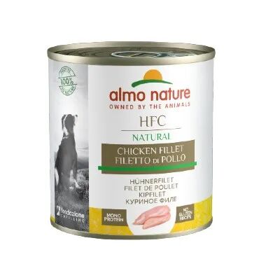 ALMO NATURE HFC Natural Dog Sfilaccetti Lattina Multipack 12x280G FILETTO DI POLLO