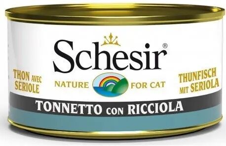 SCHESIR Nature Cat Lattina Multipack 24x85G TONNETTO CON RICCIOLA