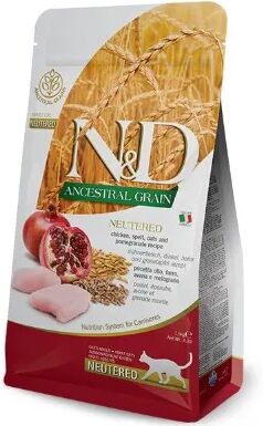 N&D Ancestral Gatto Neutered Pollo Melograno 1.5KG